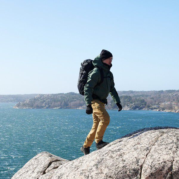Person by the ocean